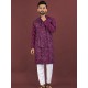Viscose Silk Embroidery Sequence Work Men Kurta With Pajama Set Viscose Silk Embroidery Sequence Work Men Kurta With Pajama Set