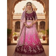Heavy Beautiful Heavy Embroidery Fancy Net Lehenga Choli Readymade
