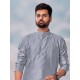 Banglori Silk Men's Kurta with Polo Pant Style Set Banglori Silk Men's Kurta with Polo Pant Style Set