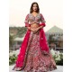 Dark Pink Twinkle Silk Embroidery Designer Lehenga Choli Readymade Dark Pink Twinkle Silk Embroidery Designer Lehenga Choli Readymade