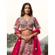 Dark Pink Twinkle Silk Embroidery Designer Lehenga Choli Readymade Dark Pink Twinkle Silk Embroidery Designer Lehenga Choli Readymade