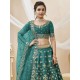 Green Art Silk Embroidery Designer Lehenga Choli Readymade Green Art Silk Embroidery Designer Lehenga Choli Readymade