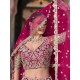 Hot Pink Beautiful Floral Embroidery Lehenga Choli Readymade