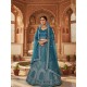 Heavy Teal Blue Fancy Stone Designer Lehenga Choli Readymade Heavy Teal Blue Fancy Stone Designer Lehenga Choli Readymade