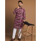 Premium Soft Cotton Foil Print Men's Kurta with Pajama Set Premium Soft Cotton Foil Print Men's Kurta with Pajama Set
