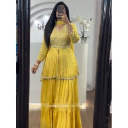 Classy Stylish Embroidery Sequence Lehenga Choli Readymade