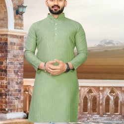Pure Cotton Fancy Men Kurta with Pajama Set 2XL