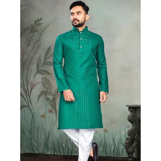 Pure cotton fancy Men Kurta with Pajama Set Large Pure cotton fancy Men Kurta with Pajama Set Large