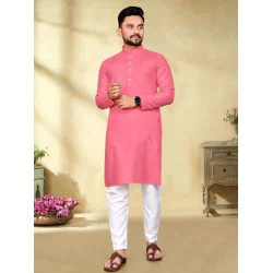 Pure cotton fancy Men Kurta with Pajama Set 3XL