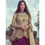 Purple Heavy Net Coding Sequence Embroidery Lehenga Choli Readymade