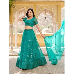 Beautiful Embroidery Dori Sequence Fancy Lehenga Choli Readymade