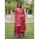 Chinnon Printed Embroidery Sequence Readymade Salwar Suit