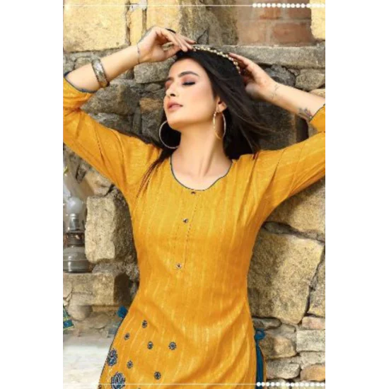 New Elegant Dashing Fancy Kurtis With Skirt Set New Elegant Dashing Fancy Kurtis With Skirt Set