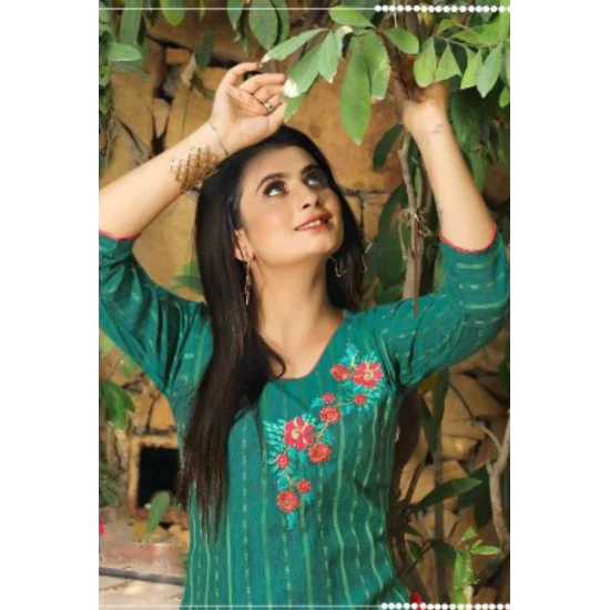New Elegant Dashing Fancy Kurtis With Skirt Set New Elegant Dashing Fancy Kurtis With Skirt Set
